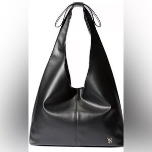 Victoria's Secret Sleek Black Hobo Bag